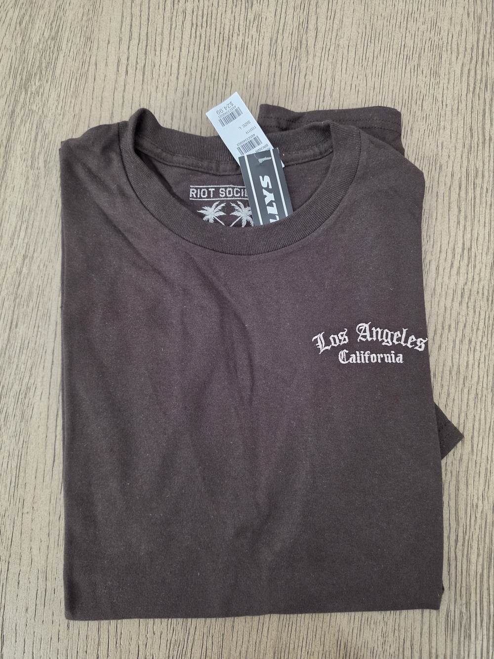 Tilly's Men's Los Angeles California Short Sleeve Tee - Brown